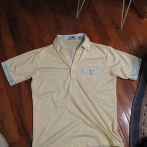 Vintage 80s Pastel Polo Size Small or Medium image 3