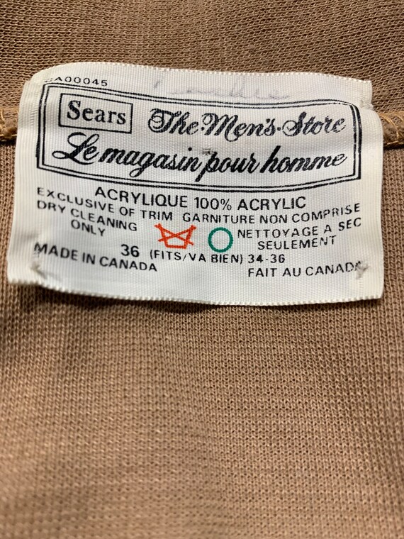 Vintage Sears Rockabilly Acrylic Cardigan - Size … - image 4