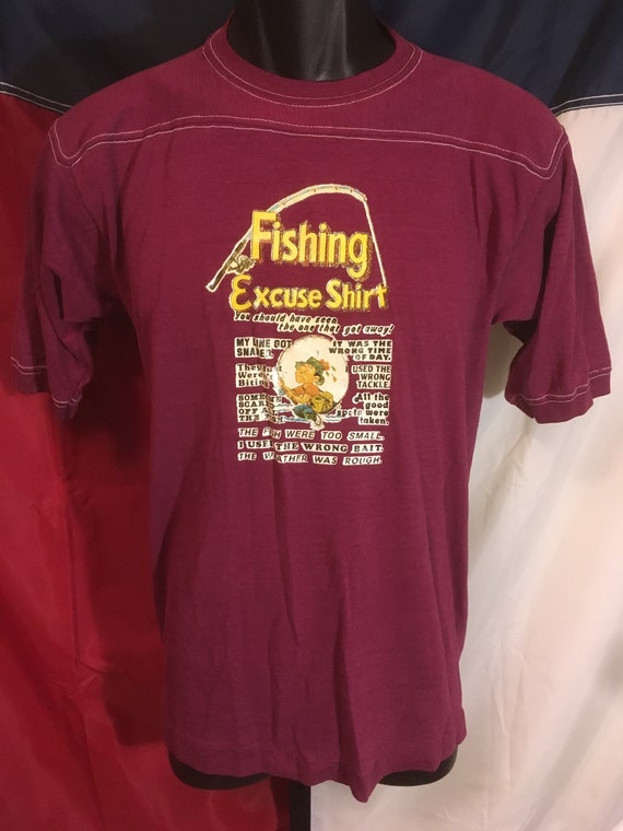 Vintage Fishing Shirt Size Medium fits Small -  Canada