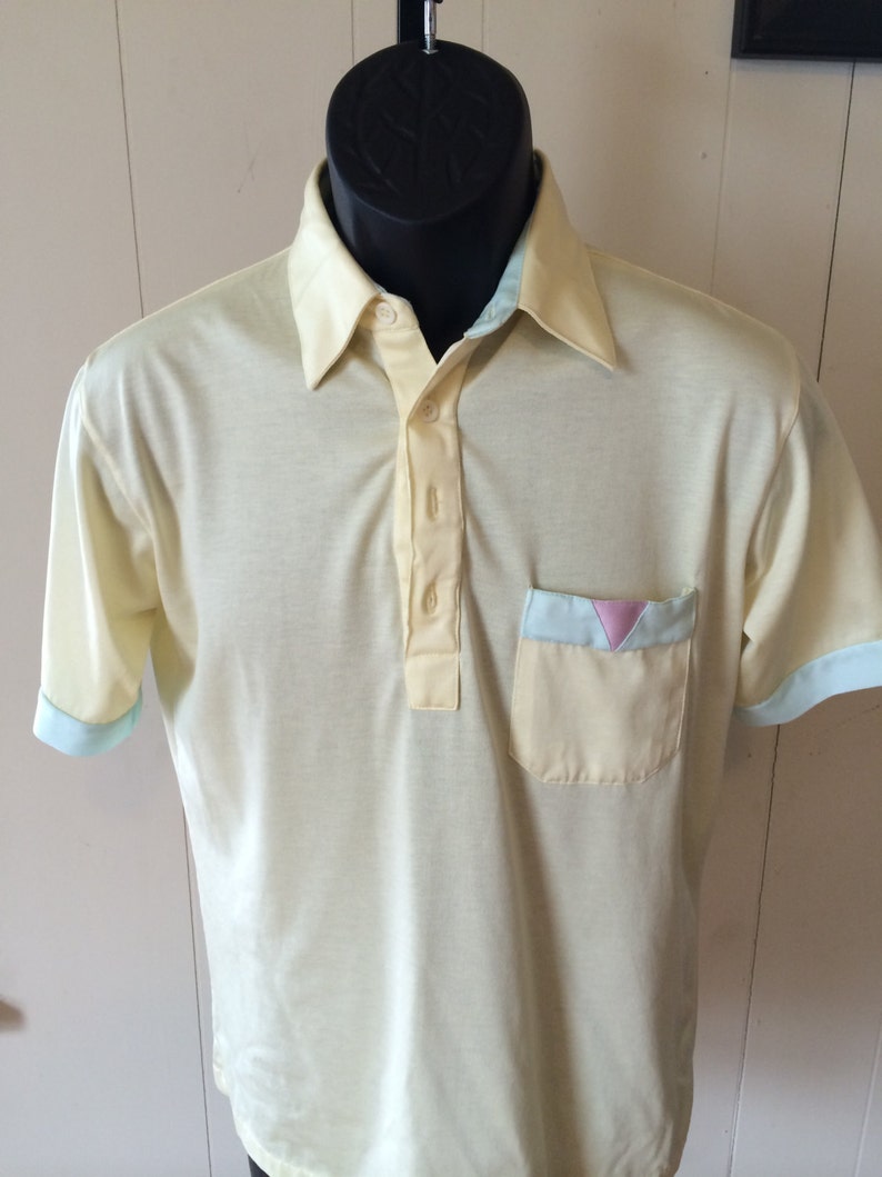 Vintage 80s Pastel Polo Size Small or Medium image 4