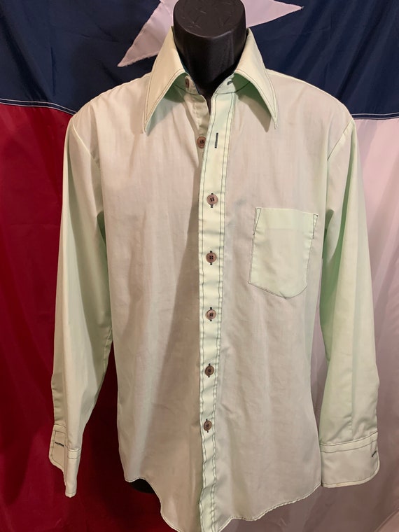 Vintage JCPenney Lime Shirt - Size Medium - image 2