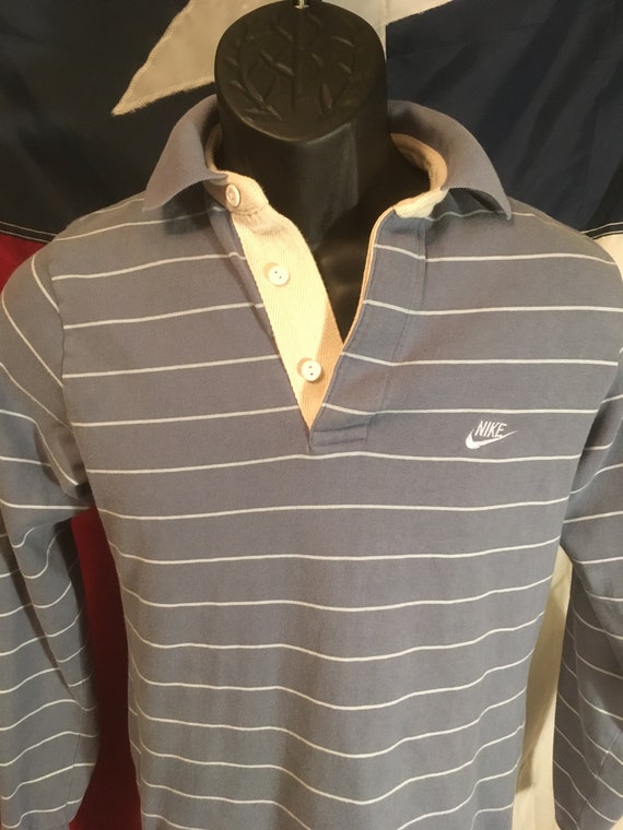 Vintage Nike Long Sleeved Polo Shirt 