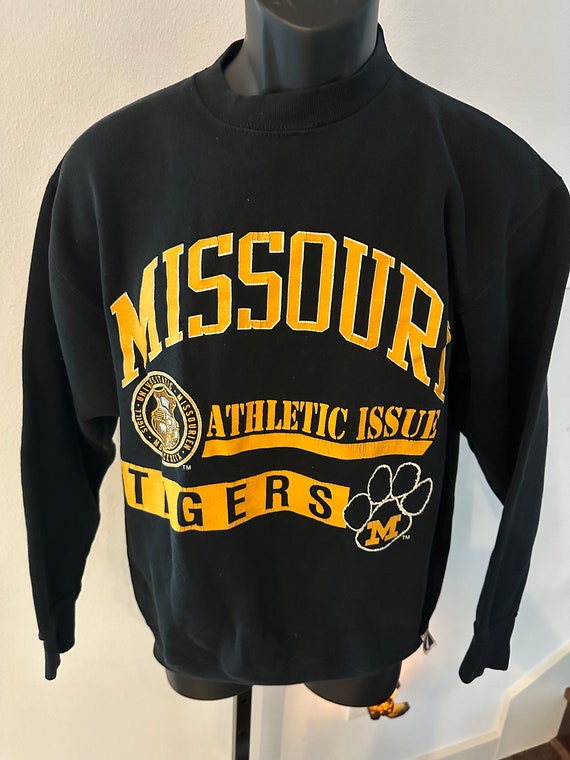 Vintage Missouri Tigers Logo 7 Sweatshirt - Size … - image 1