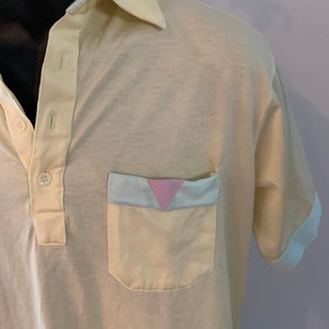 Vintage 80s Pastel Polo Size Small or Medium image 2