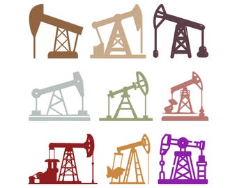 Desenho de Bordado de Bomba de Petróleo, Arquivo de Bordado à Máquina para Indústria de Bombas de Plataforma, Download Instantâneo para Campo Petrolífero