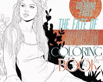 Taylor The Life of a Showgirl Coloring Book |  25 Pages