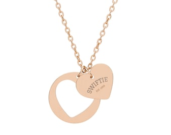Swiftie Heart Cutout Necklace (Engraving)
