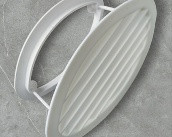 Ventilation grille suitable for Zapf prefabricated oval garage