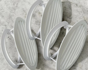 3er Set Lüftungsgitter passend für Zapf-Fertiggarage Oval