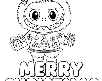 Merry Bubu coloring sheet!