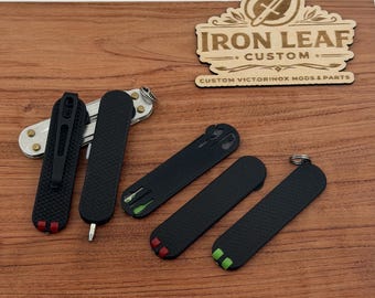 Modulare Wiegeschalen aus G10 für Victorinox 58 mm – abnehmbares System