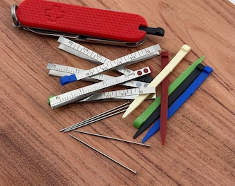 Accessories Set For Victorinox 58mm Ruler Tweezers Toothpick Pin