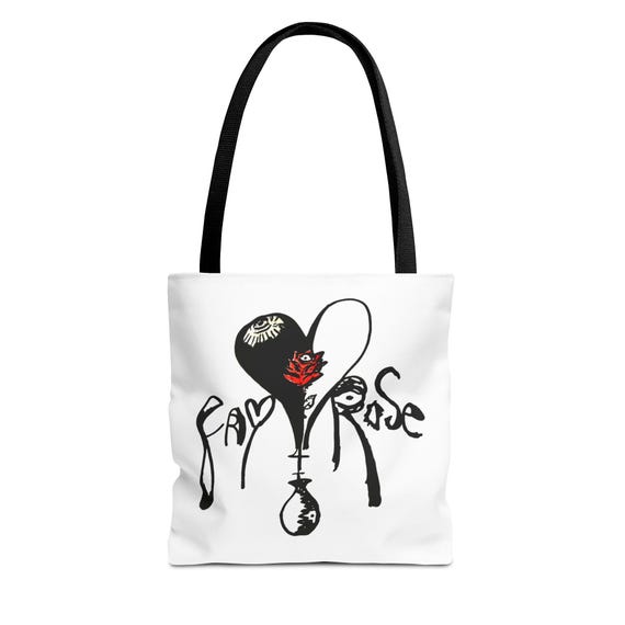 Artistic Tote Bag with Fay Rose Design - Unique Gift for Art Lovers, Fashionable Carryall, Perfect for Everyday Use, Eco-Friendly Bag
