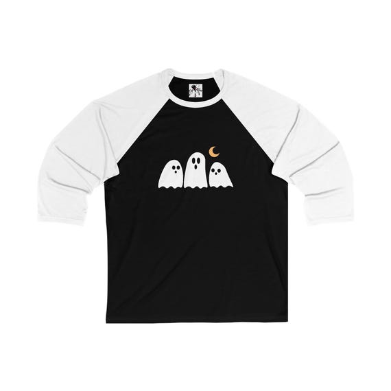 Ghosts Go Boo Unisex Baseball Tee