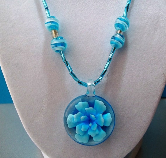 Hand Blown Glass Necklace