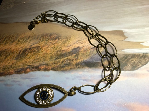 Evil Eye Statement Necklace