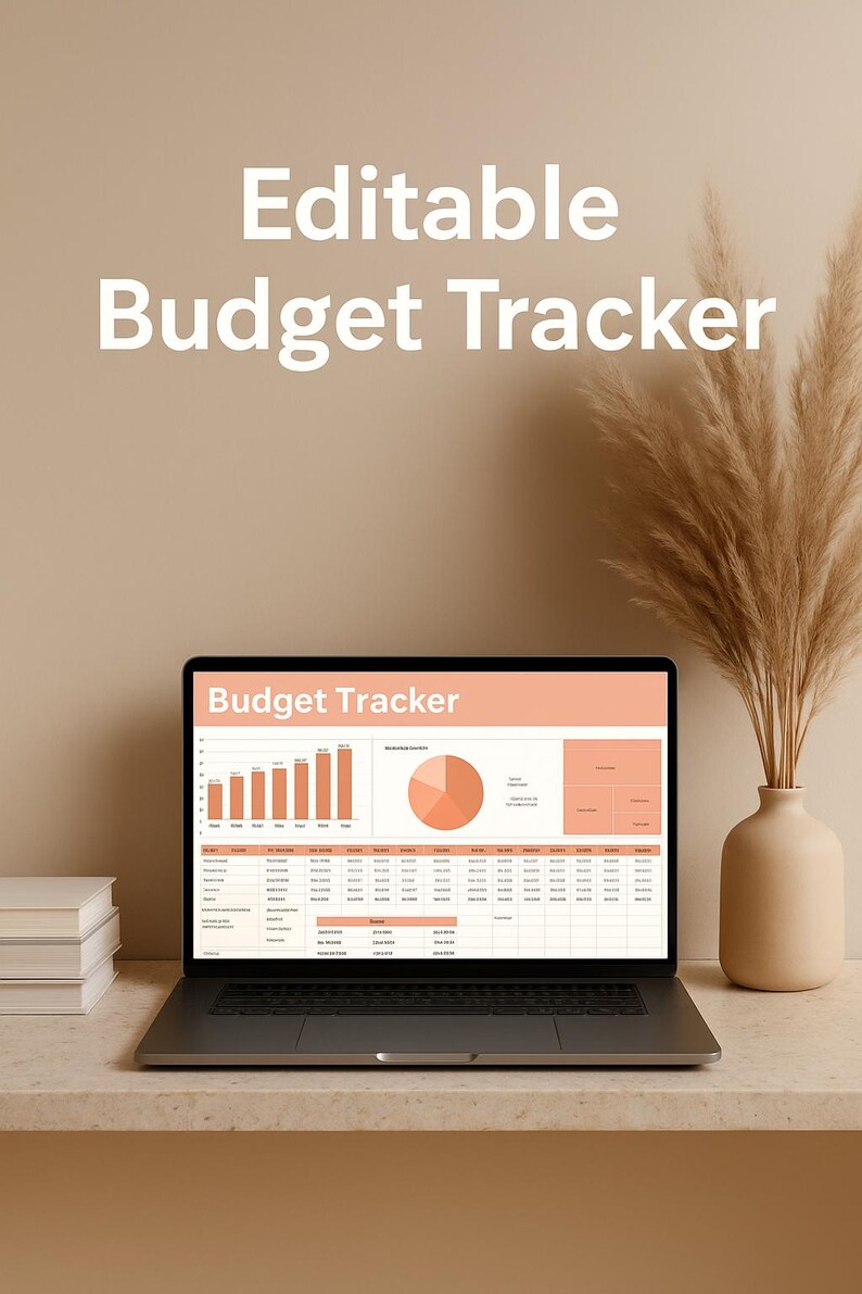 Minimalist Budget Tracker Template: Canva Finance Planner (digital Download) - Etsy