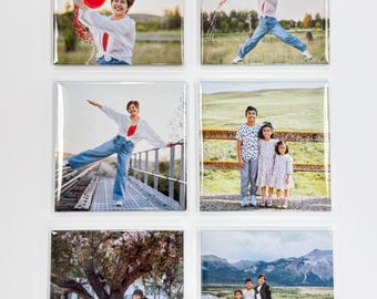 Custom Photo Magnets 2.5" x 2.5" | Personalized Magnets | Magnets