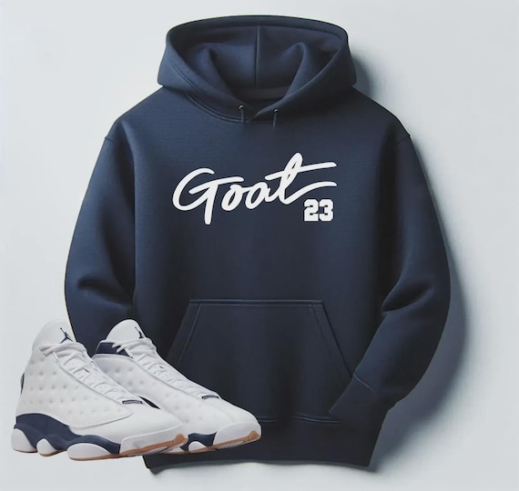 jordan 13 obsidian hoodie