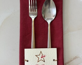 Natural Dyed Cotton Table Napkins (Set of 4) - Jute Tie & Bag IGift for Her