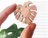 Magnete di Monstera foglia - taglio Laser frigorifero magnete - magnete lasercut in legno - frigorifero magnete - Tasmanian Blackwood - Made in Australia - EtsyAU