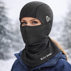 Scaldacollo Multifunzione Con Stampa Leopardata Blu – Passamontagna Antivento In Poliestere Per Uomo E Donna, Ideale Per Sci, Trekking E Moto