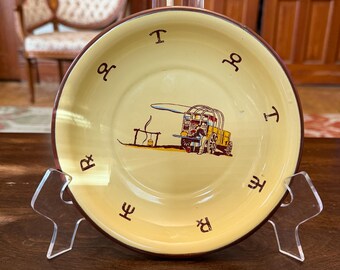 Monterreyware enamel cereal bowl