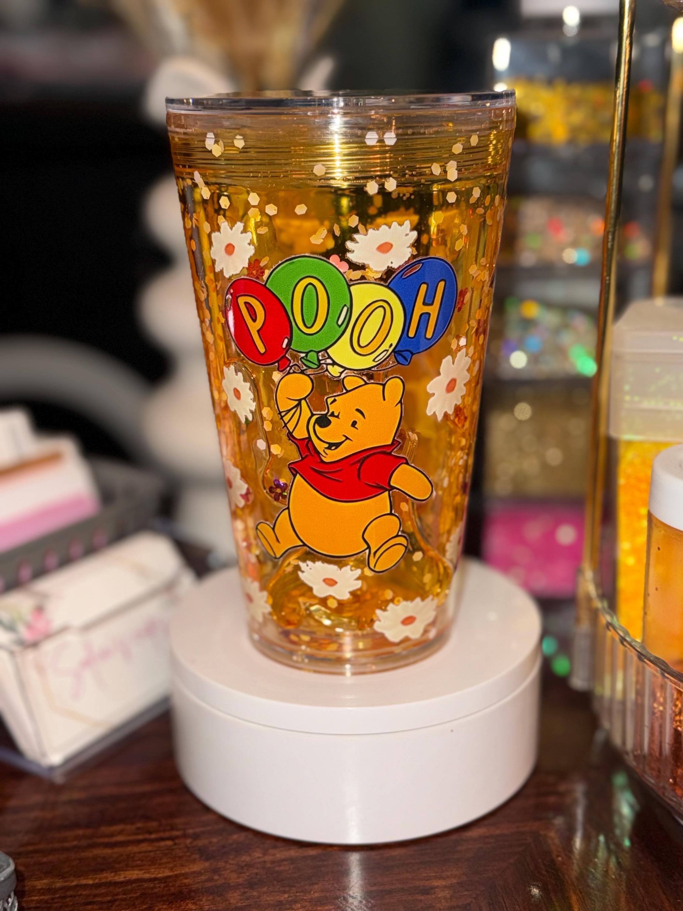 Winnie the Pooh Snowglobe Tumbler - Etsy