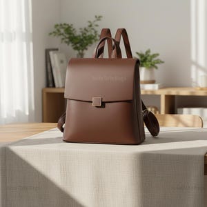 Everyday Minimalist Backpack | Structured Commuter Bag | Women's Work Tote