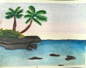 Tropical Tranquility Painting