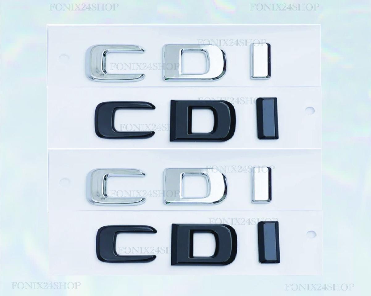 Mercedes Gla-class 2D Flat Car Emblem Letters & Numbers Chrome or Black ...