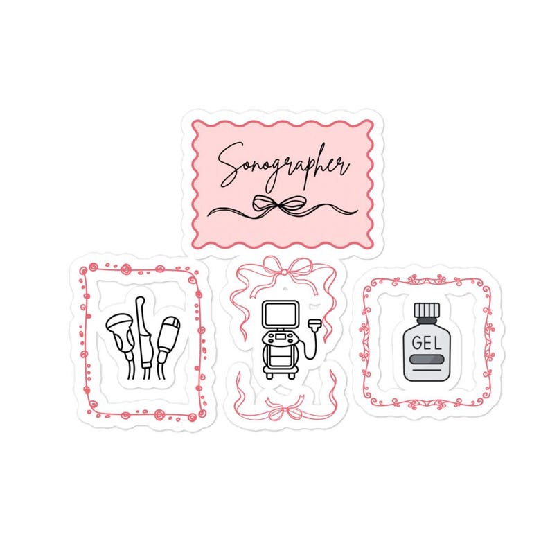 Sonographer / Ultrasound Tech Stickers - Etsy