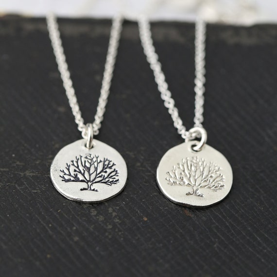 Gift for her Sterling Silver Necklace Tree Necklace Tree of Life Necklace Pendant Necklace Jewelry