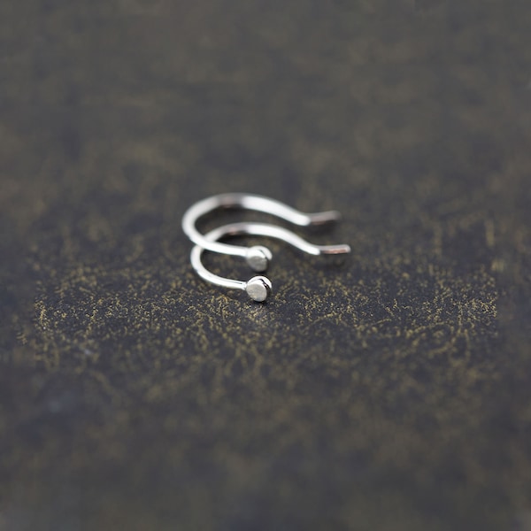 Tiny Silver Everyday Earrings Dew Drop • Simple Minimalist Sterling Silver Sleeper Earrings • Mini Earrings for Women • Birthday Gift Idea