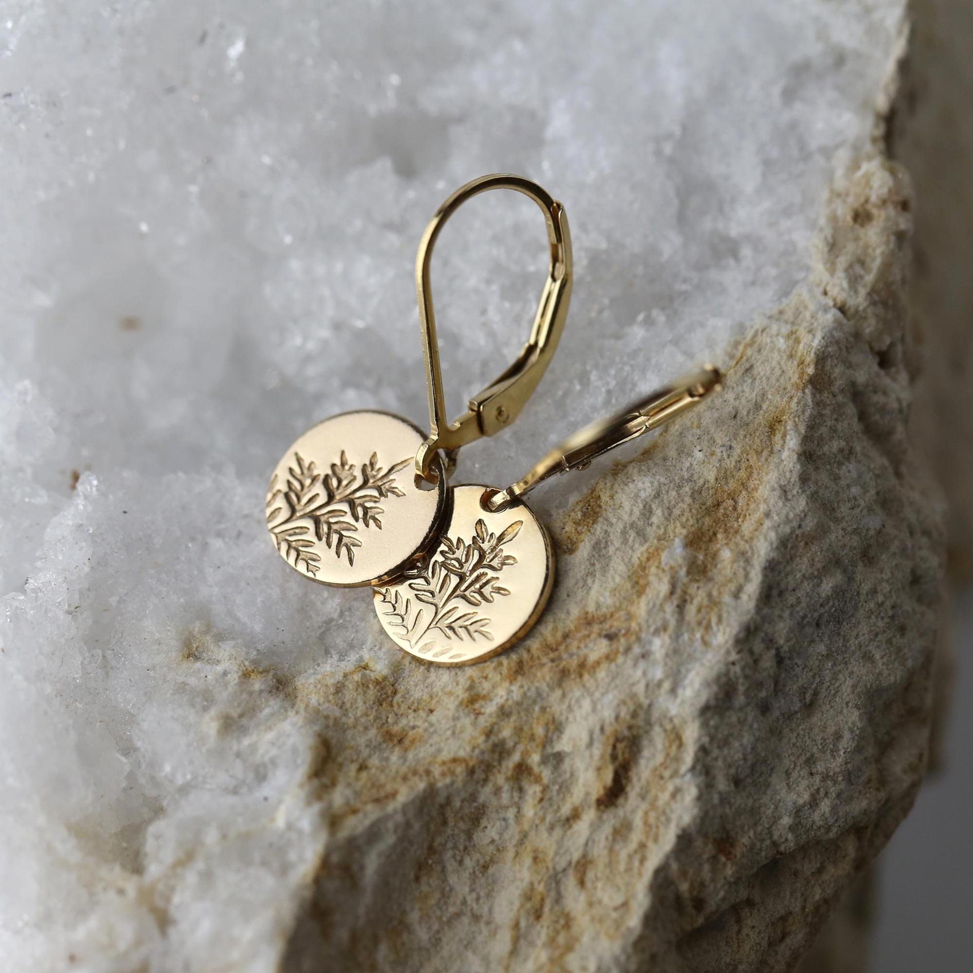 アクセサリー fauvirame Fern Earrings S / Gold fauvirame Fern