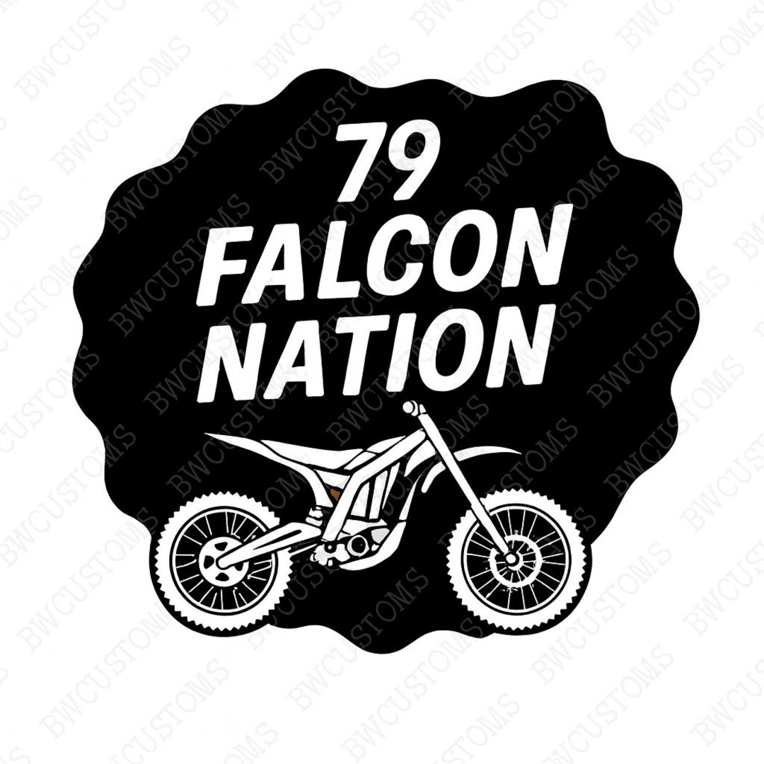 79 Falcon Sticker Template - Etsy