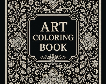 Livre de coloriage pour adultes anti-stress PDF | 14 modèles uniques | Impressions florales et mandalas