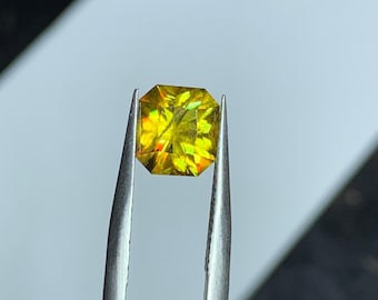 Yellow Titanite Sphene Gemstone: 1.65 CRT| collectors stone | for jewelry