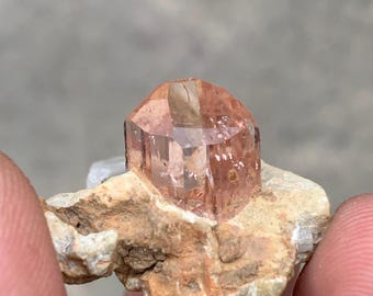 12.03 Grams Katelang Imperial Topaz on Matrix – Fine Quality Crystal
