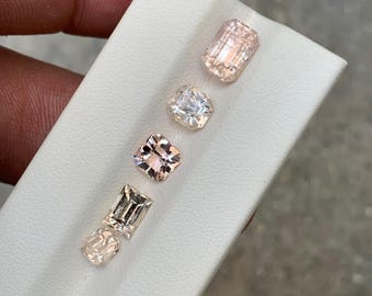 6.45 Ct Natural Imperial Topaz Lot – Peach Brown Mix | Rare Katlang Mine