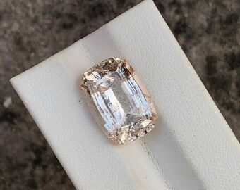 Natural Yellow Golden Topaz – 9.90 Ct – Fancy Step Cut – Katlang Topaz Loose Gemstone