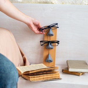 Colored Glasses Stand from polymer clay,  Spectacle Holder, Sunglasses Stand, Eyeglasses, Eyewear, Glasses Holder, home organised