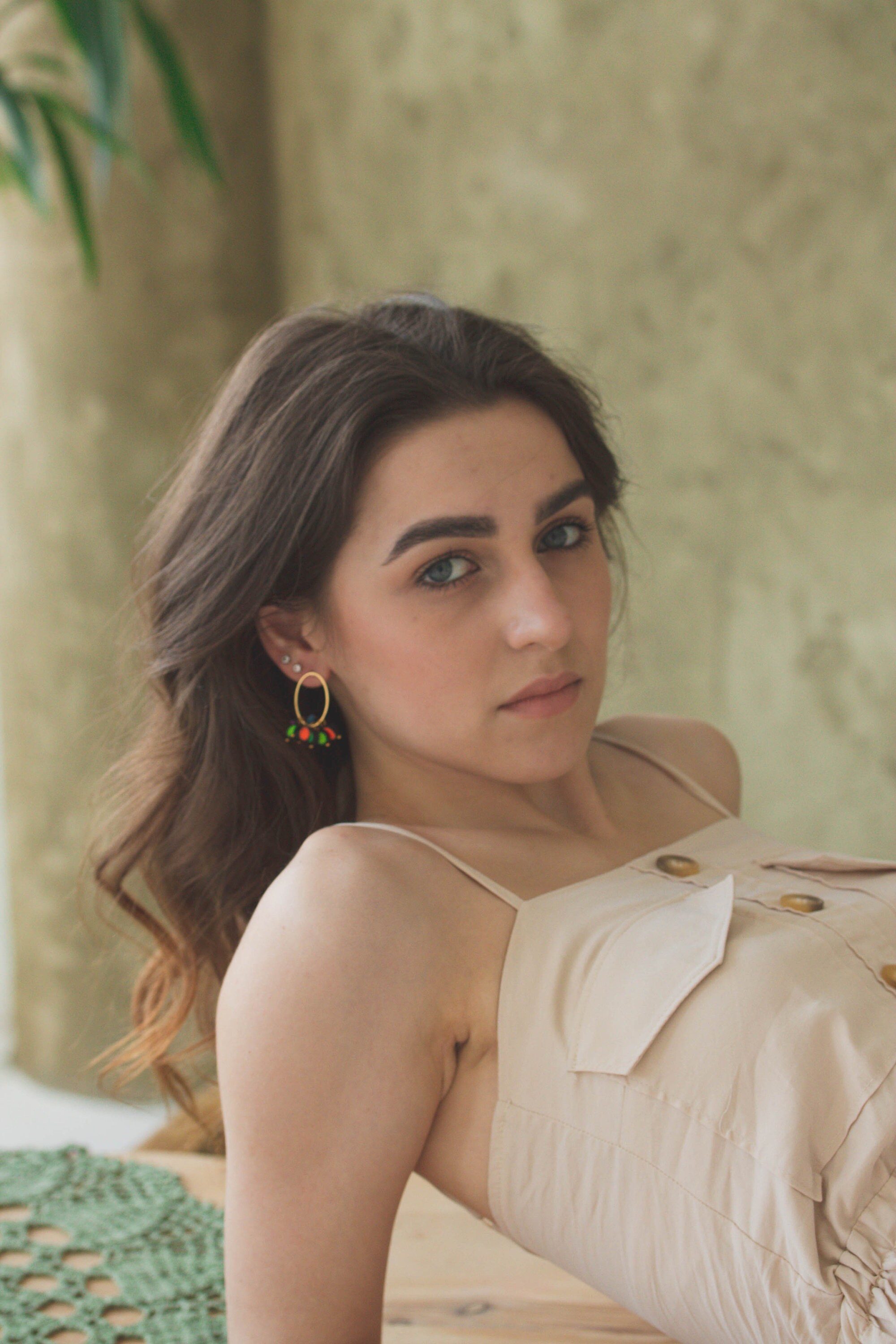 Neon Polymer Clay Earrings Neon Multicolor Statement Etsy