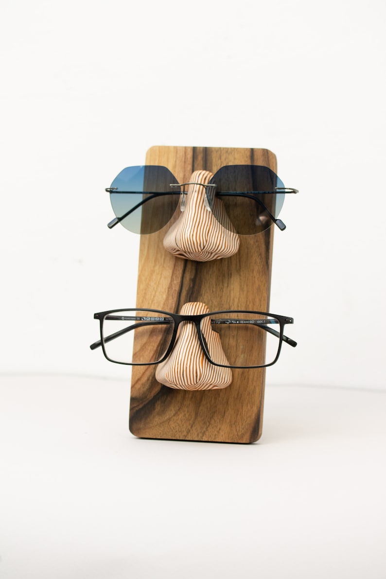 Unique Wooden Eyeglasses Stand for Organization Glasses Etsy