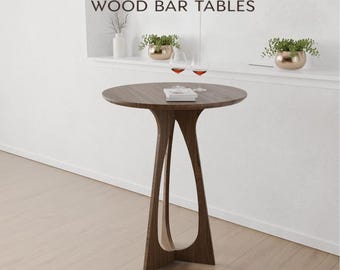 CNC Cocktail Tischplan - Runder Bartisch DXF DWG (Digitaler Download)