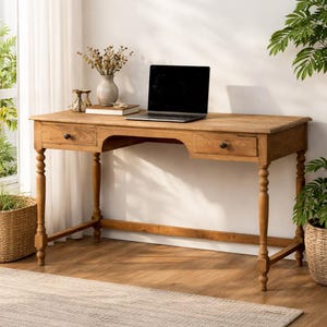 Vintage pine writing desk - Etsy 日本