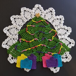 Merry Christmas Y&#39;all Doily PDF Pattern