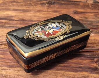 Vintage Greek Jewelry Box – Handcrafted with 24K Gold