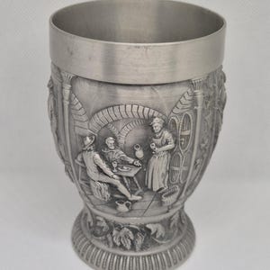 フランスアンティーク ポット 花器 一輪挿し 花瓶 ピューター ETAIN