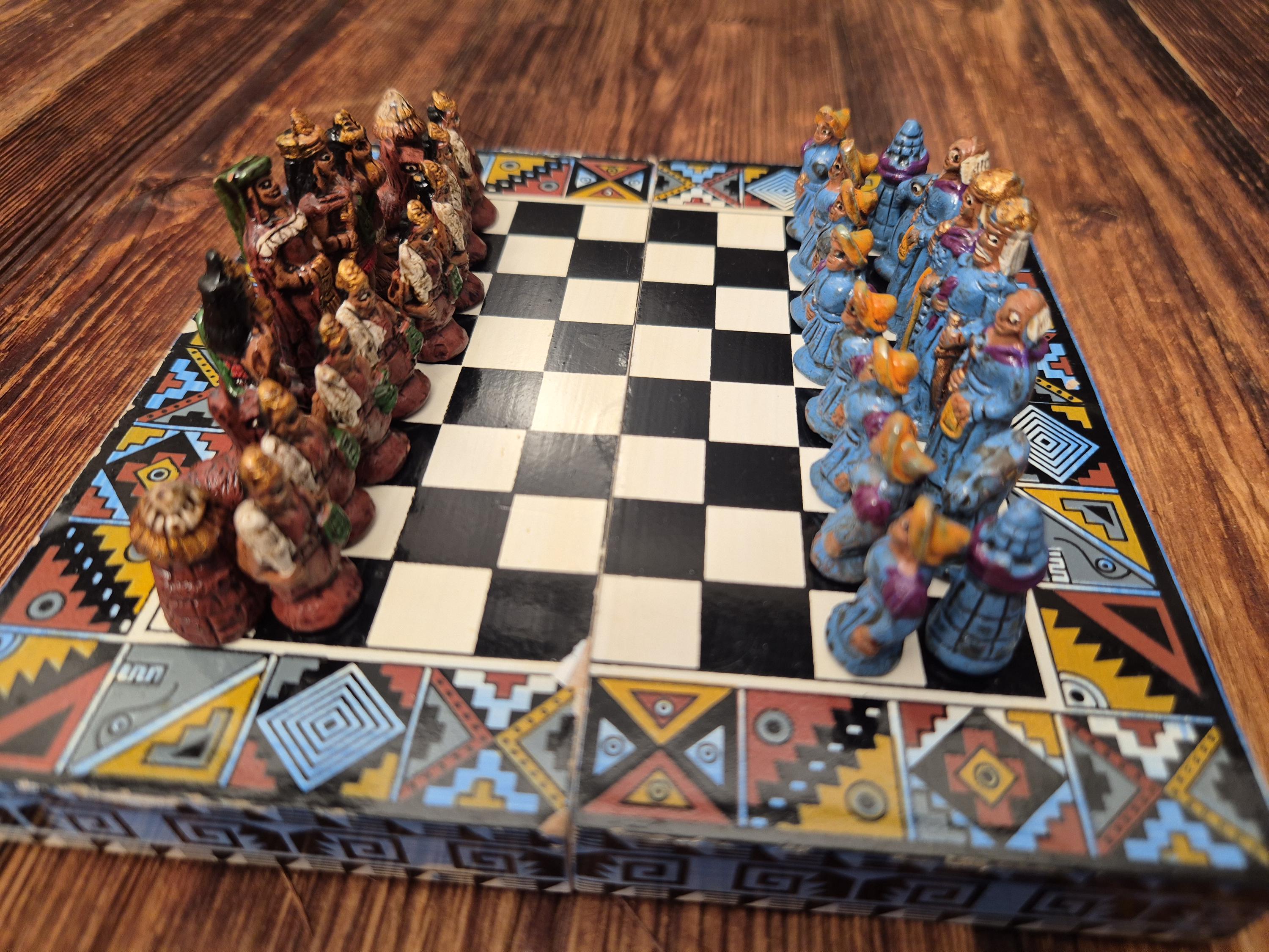 Spanish Conquistador Vintage Chess Set - Etsy
